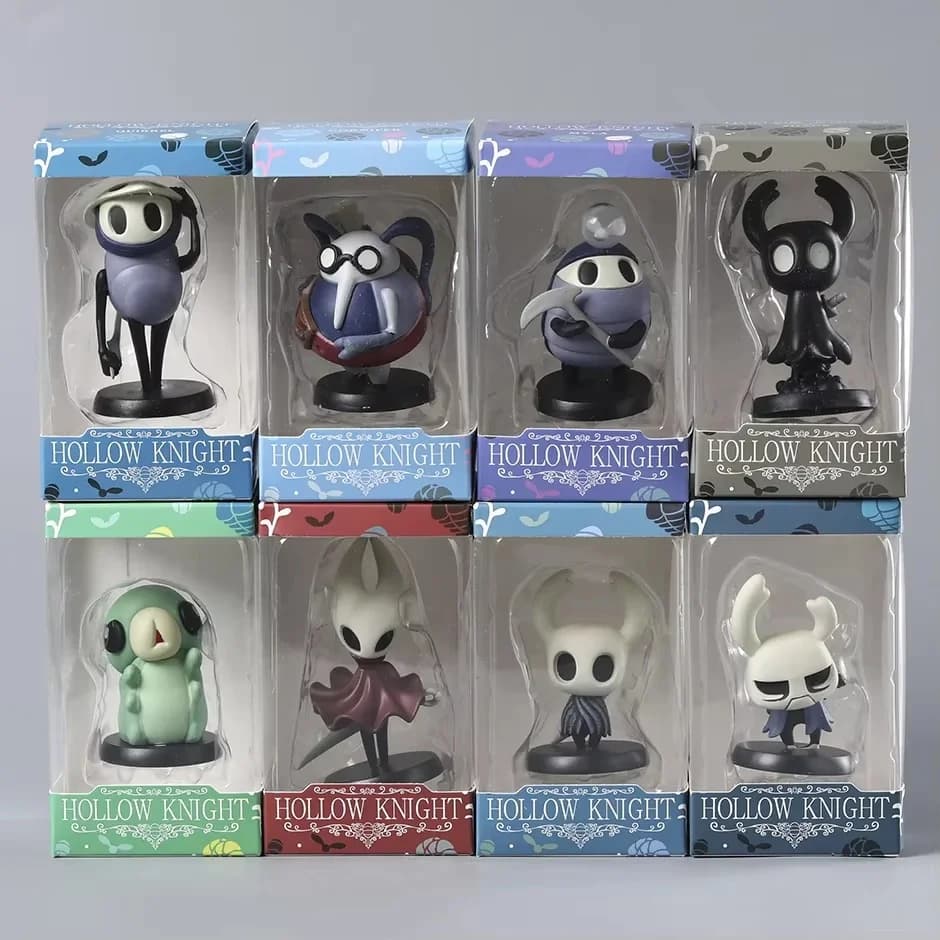Hollow Knight Seta Canzone Cavaliere Hornet Grub Zote Quirrel Ombra Cornifer Myla Pvc Figure Q Versione Collezione Modello Bambola Giocattolo Regalo