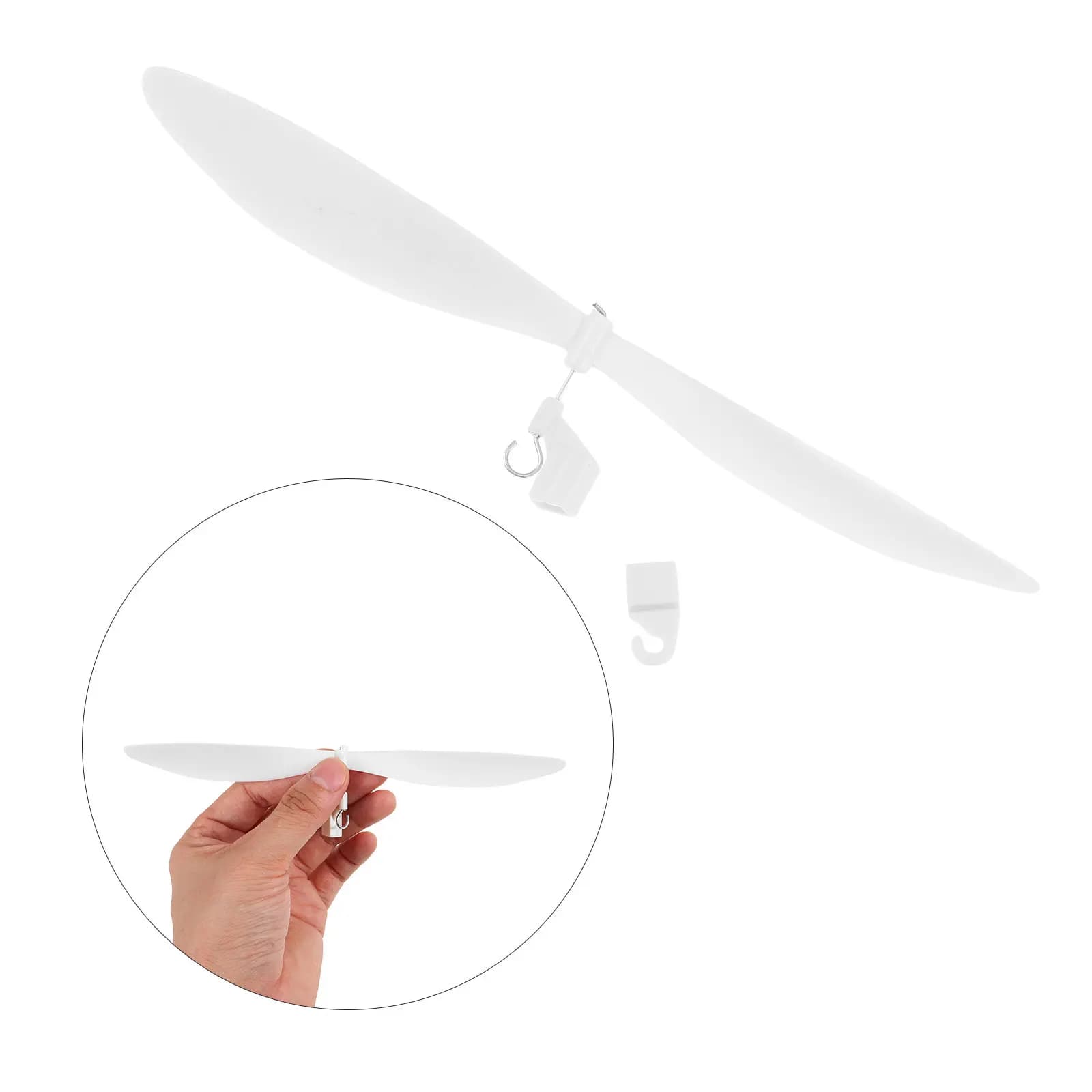 Set di 6 eliche per aeromobili, leggere e di precisione, parti fai-da-te per progetti scientifici STEM, kit per aerei ed elicotteri RC