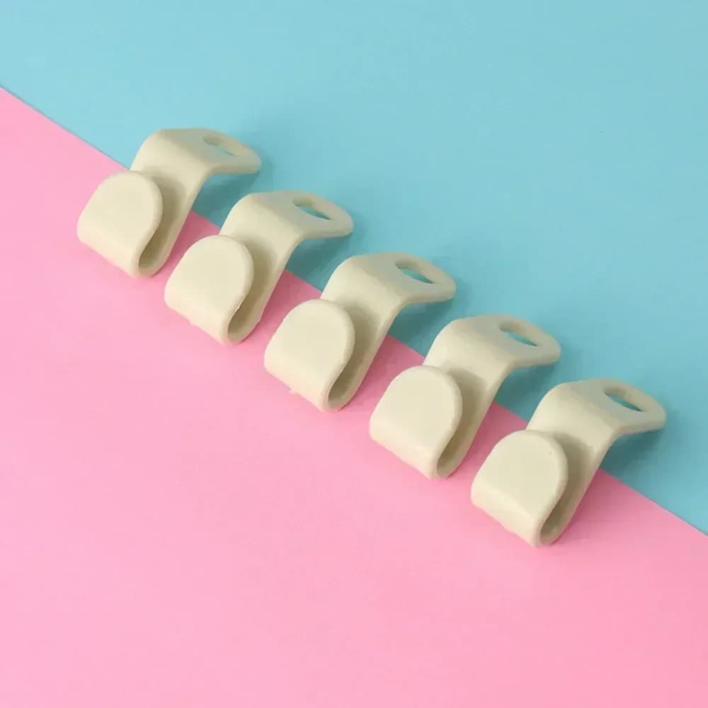 Gancio di collegamento per appendiabiti da 5 pezzi Gancio di collegamento per appendiabiti per la casa Fibbia di collegamento Gancio di collegamento per appendiabiti impilabile in plastica addensata