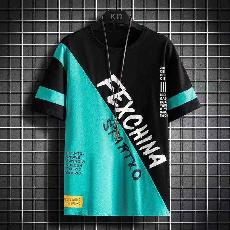 T-shirt a maniche corte per uomo estate nuova marca alla moda Slim Fit girocollo t-shirt a mezza manica da uomo indumento superiore