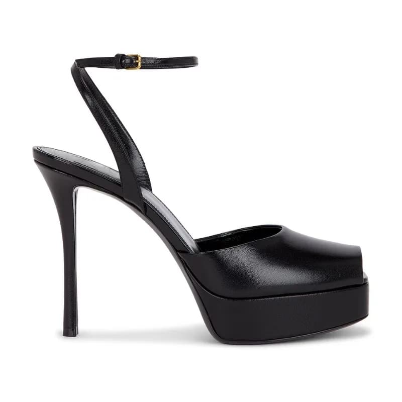 Sandali Estivi Europei e Americani con Tacco Alto, Sexy, con Cinturino Posteriore e Punta Aperta, Scarpe da Donna Versatili con Suola Spessa alla Moda