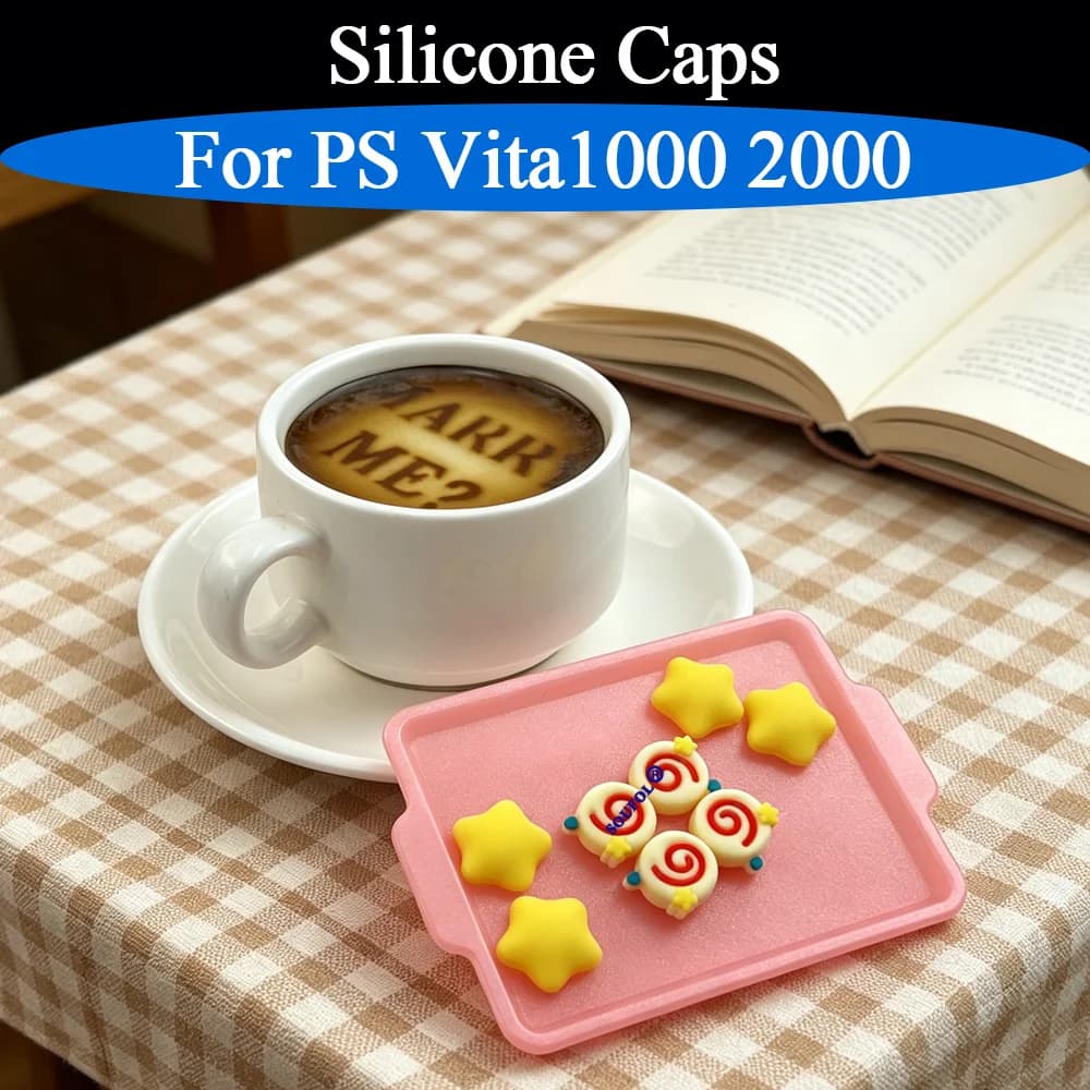 Cappucci in silicone morbidi antiscivolo per joystick analogici per PS Vita 1000 2000, ricambio per PSV1000 2000, accessorio, 5 tipi