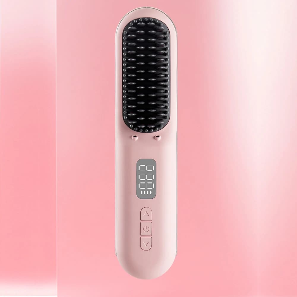 Double-purpose smoothing comb, wireless smoothing comb with portable charging, does not damage negative hair ions