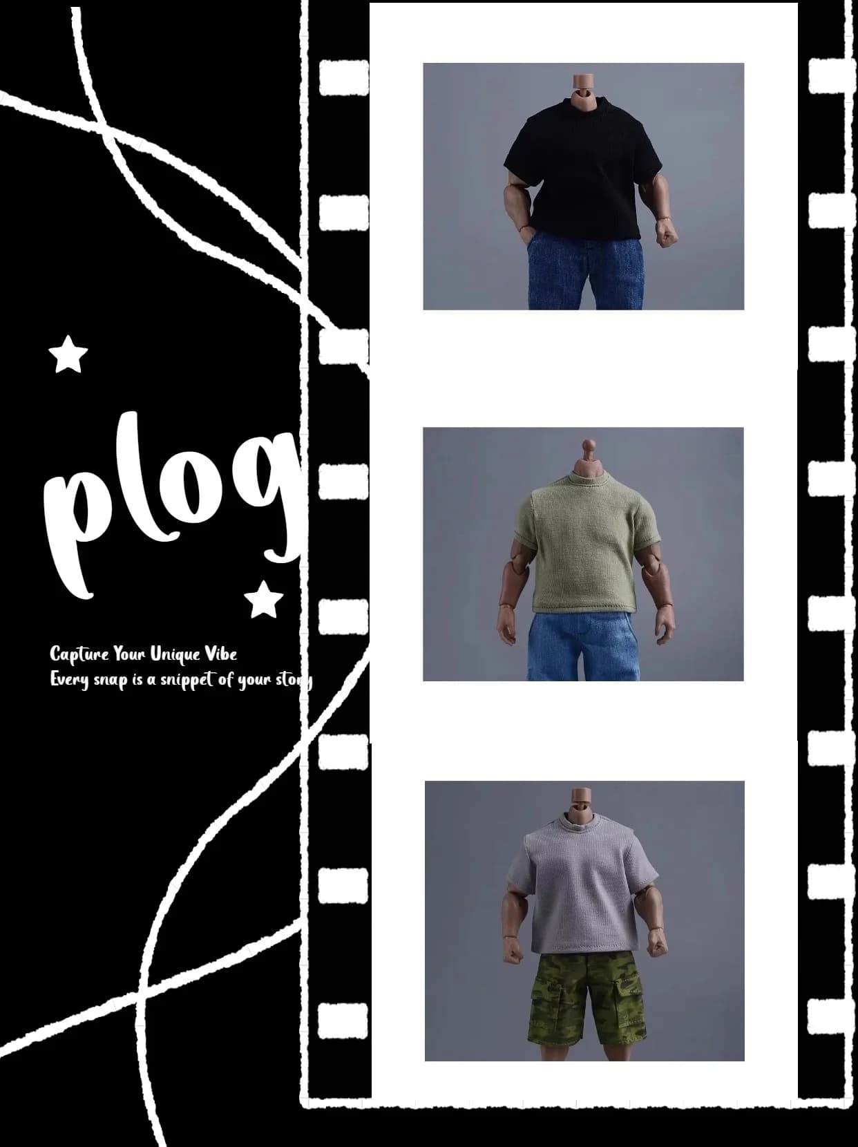 1/12 Bilancia Soldato Classico Girocollo T-shirt Stile Camicia a maniche corte in tinta unita da uomo per 6 pollici Action Figure Modello Romankey