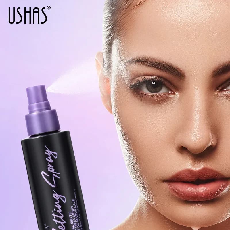 Spray fissante per trucco impermeabile da 110 ml Finitura naturale senza olio a lunga durata per il viso - Spray anti-sudore per tenere la bellezza