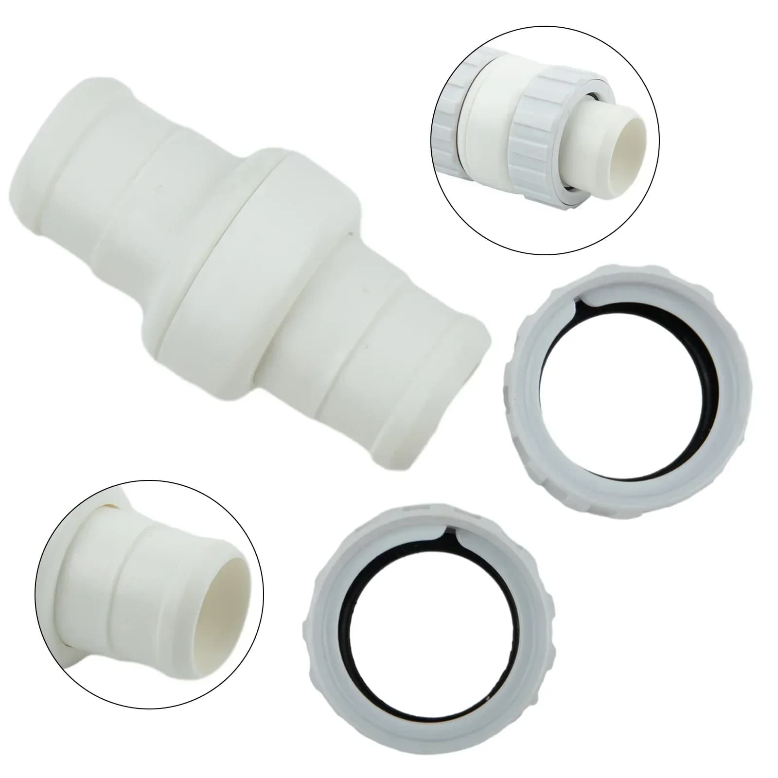 Attrezzi da giardino Attrezzi per la pulizia della piscina 1 pezzo di raccordo girevole per tubo 9-100-3109 Pulitore per piscina 9-100-3002 Attrezzi per la pulizia della piscina facili da usare