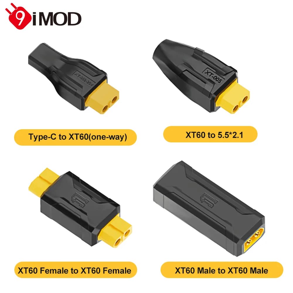 Spina adattatore per auto batteria 9IMOD Spina adattatore XT60 Spina adattatore multifunzionale per batteria ESC Computer Auto telecomandate