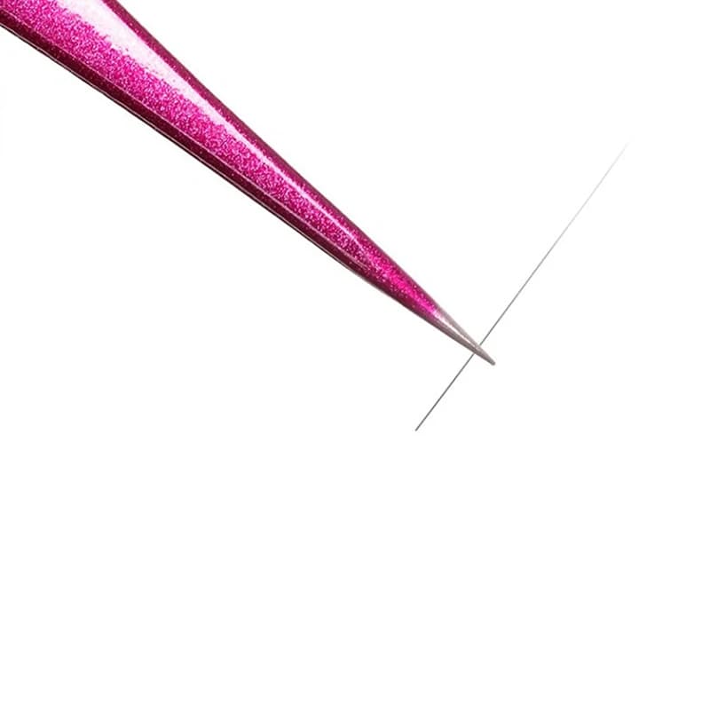1 pz pinzette in acciaio inox curvo Pick Up strumenti estensione ciglia a punta pinza Clip Manicure Nail Art Tool