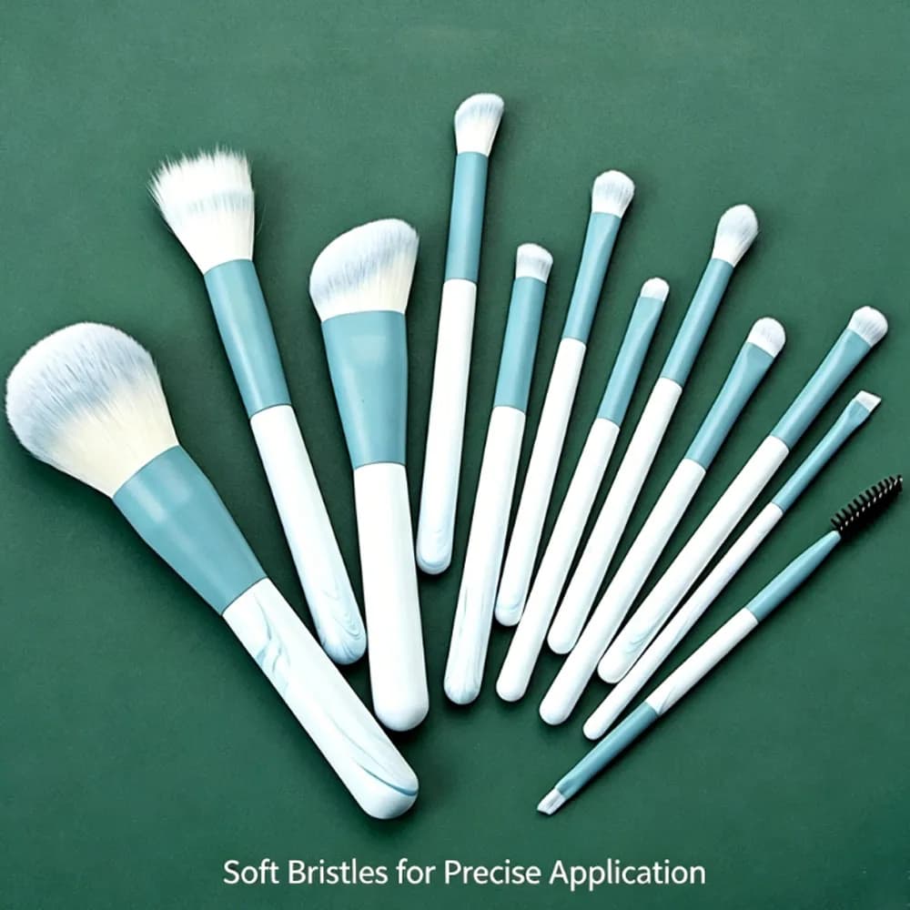 Bule Soft Fluffy Makeup Brushes Set for Cosmetic Beauty Foundation Blush Powder Eyeshadow Concealer Blending Make Up Brush