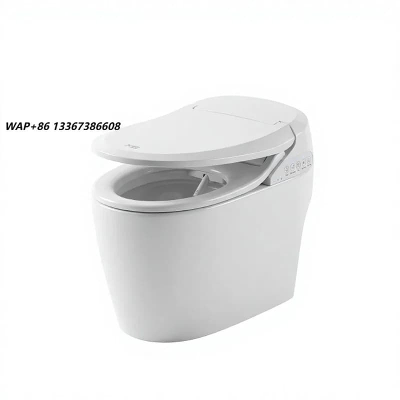 M8 Wall-Mounted S-Trap Large Seat Smart Toilet with Ceramic ABS Material