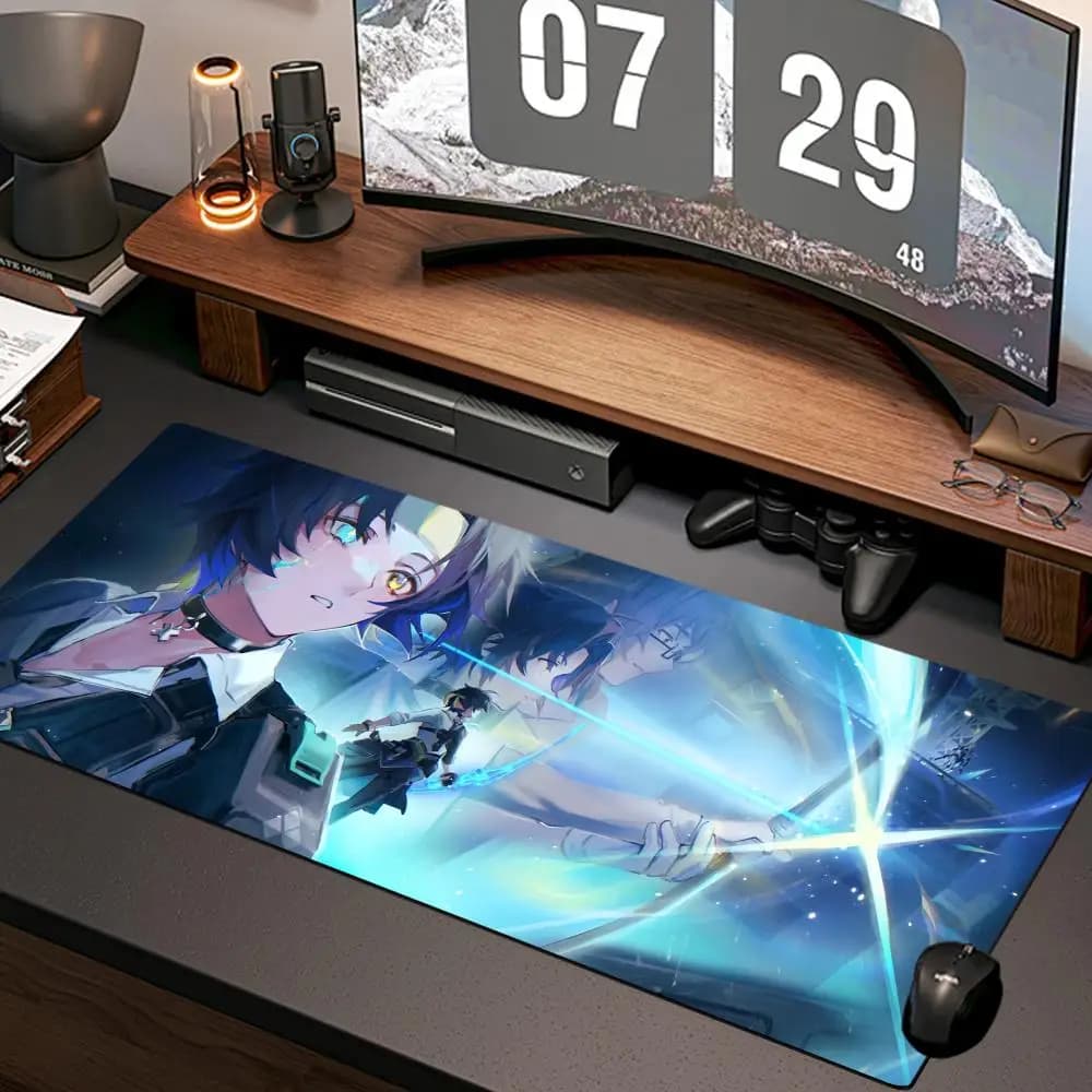 harumasa zenless Mouse Pad New Computer Home Mousepad XXL Desk Mats Natural Rubber Office Anti Slip Gaming Accessories pad