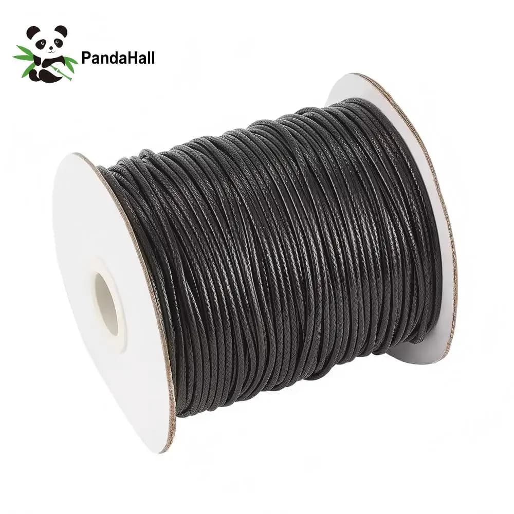 1 roll 0.5mm 1mm 1.5mm 2mm 3mm environmental korean waxed polyester cable beading wire braided string jewelry results