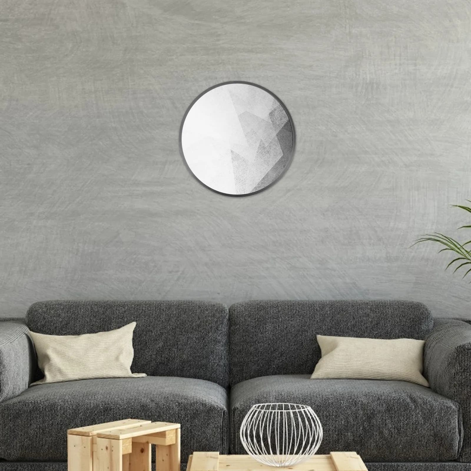 Metal Round Frame, Modern and Creative Style, Simple Frame for Squares, Interior Decoration, Photo Accessories