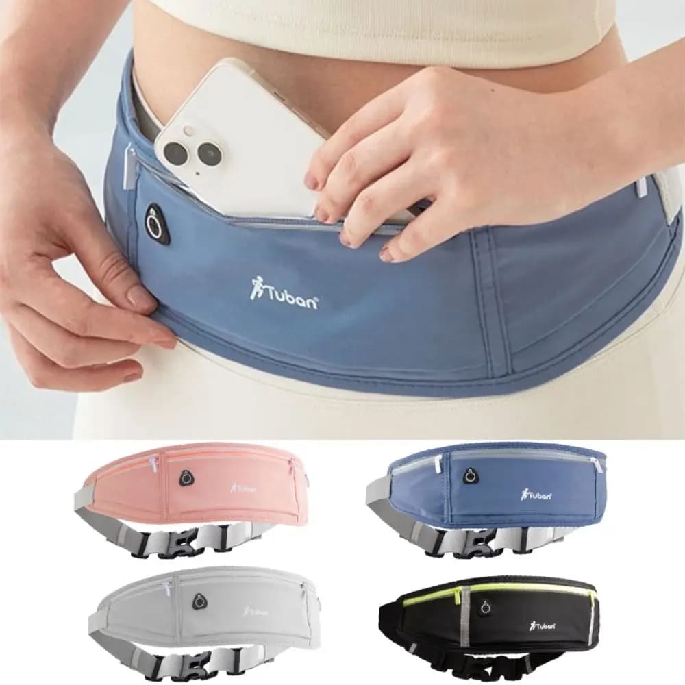 New Hidden Running Waist Bag Lightweight Waterproof Sports Belt Pouch Belt Waist Pack Gym Bags Mobile Phone Bag Men
