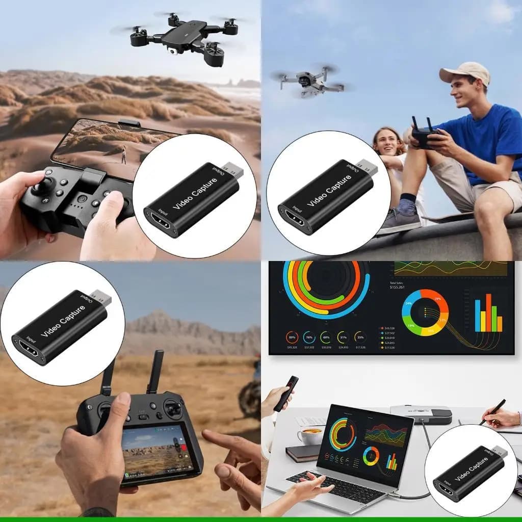 Scheda acquisizione video U55C 1080P 30Hz Convertitore dispositivo acquisizione video USB da USB 2.0 a HDTV