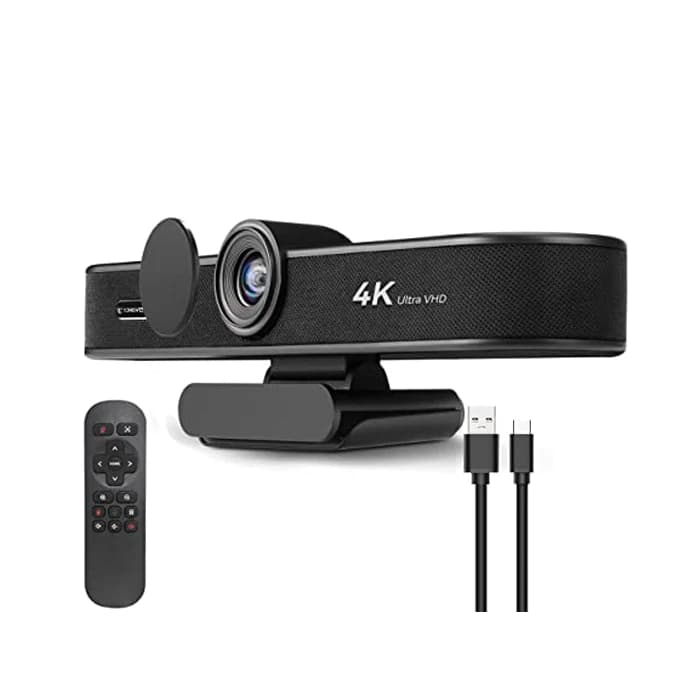 Webcam 4K grandangolare AI Zoom 5x Telecamera webcam all-in-one da 8,29 MP integrata con microfoni integrati Altoparlante