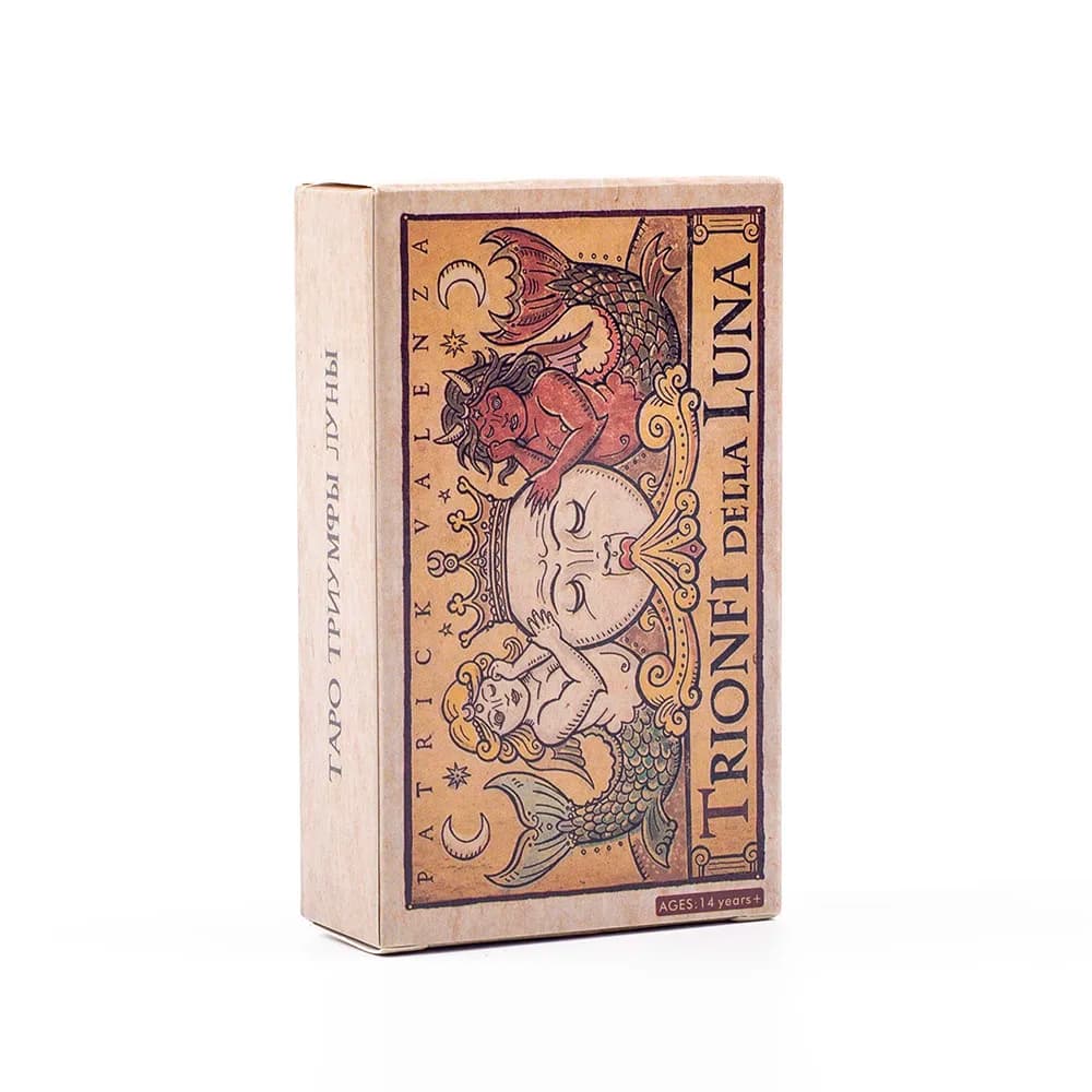 Trionfi Della Luna Tarocchi Russi Visioni 81 Pz Divinazione Destino Tarocchi Oracle Carte Intrattenimento Del Partito Carte Da Gioco Da Tavolo 10.3*6 Cm