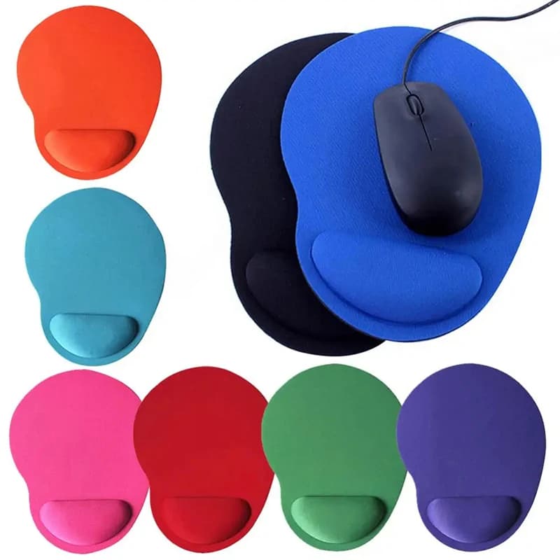 Tappetino per mouse da polso Tappetino per mouse da gioco Tappetino per mouse tinta unita Comodo giocatore per scrivania Laptop Notebook Polsi ergonomici in EVA Tappetini per mouse