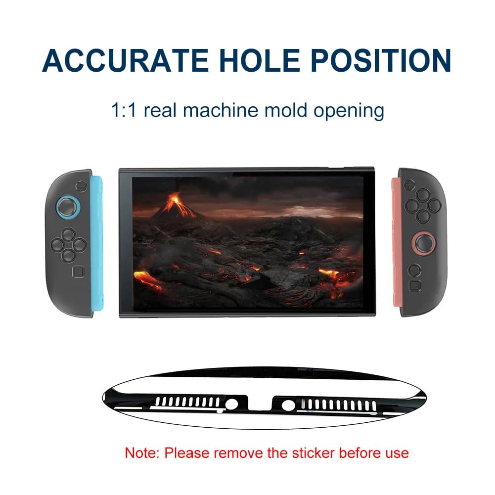 Custodia Staccabile in TPU+PC per Nintendo Switch 2, Cover Protettiva Antiurto e Antigraffio