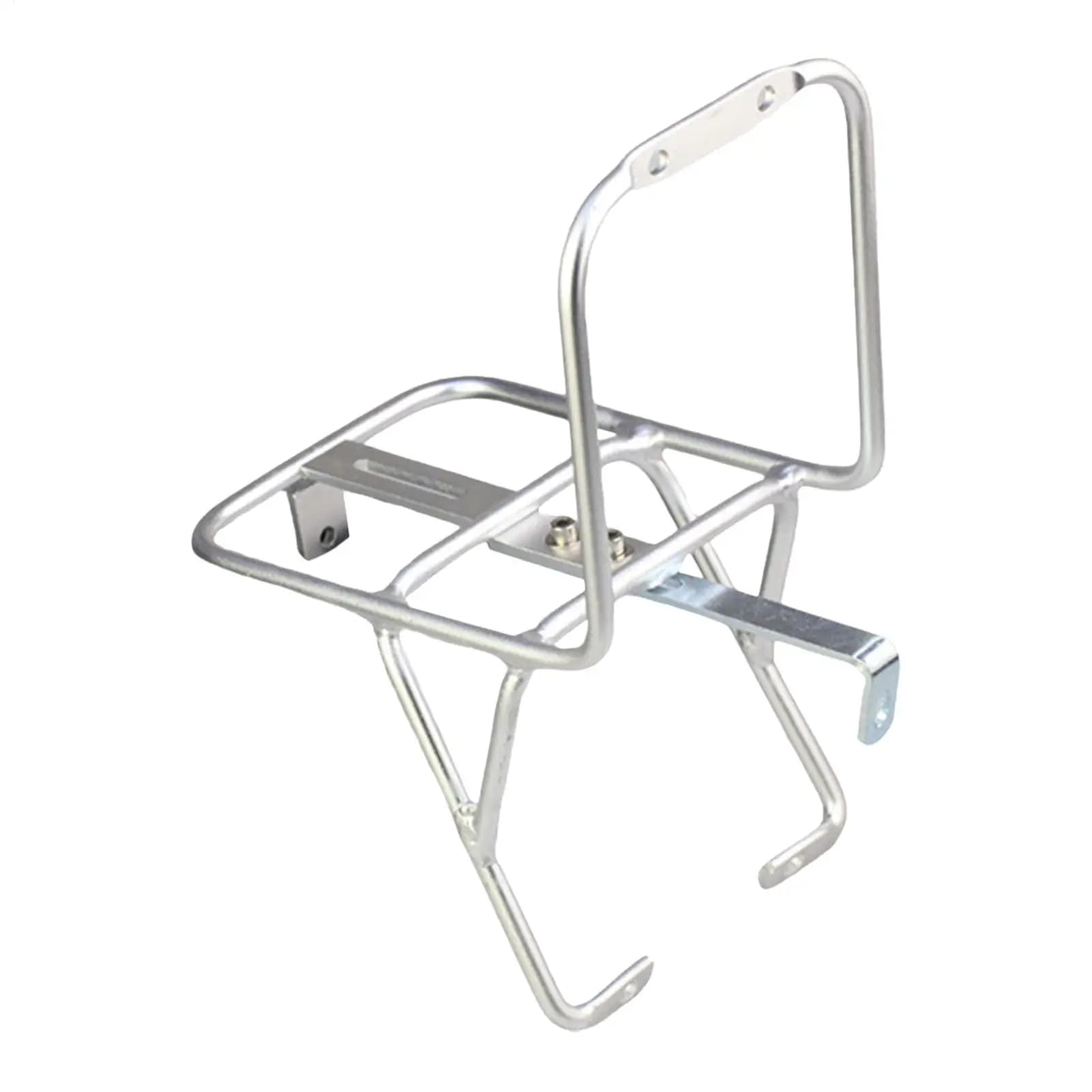 Portapacchi anteriore per bici Portapacchi per bici resistente in lega di alluminio per touring, ciclismo, pendolarismo, shopping, viaggi, campeggio