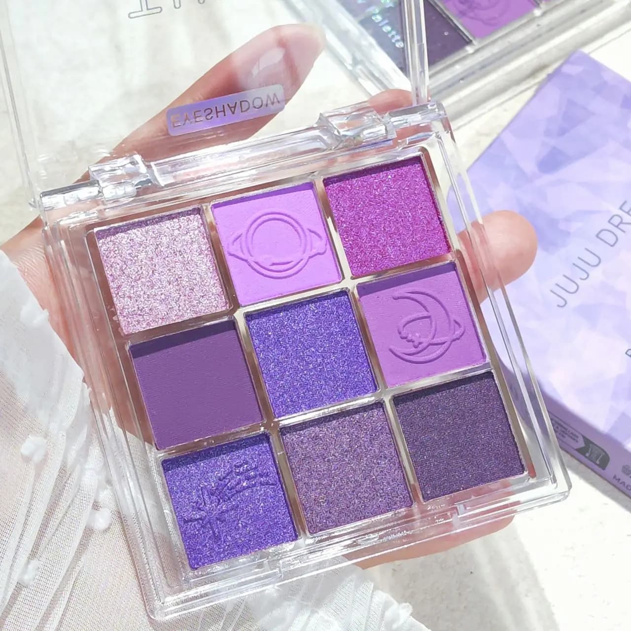 Palette di ombretti a 9 colori: effetto glitter opaco, perfetta per festival musicali, regalo perfetto per le donne
