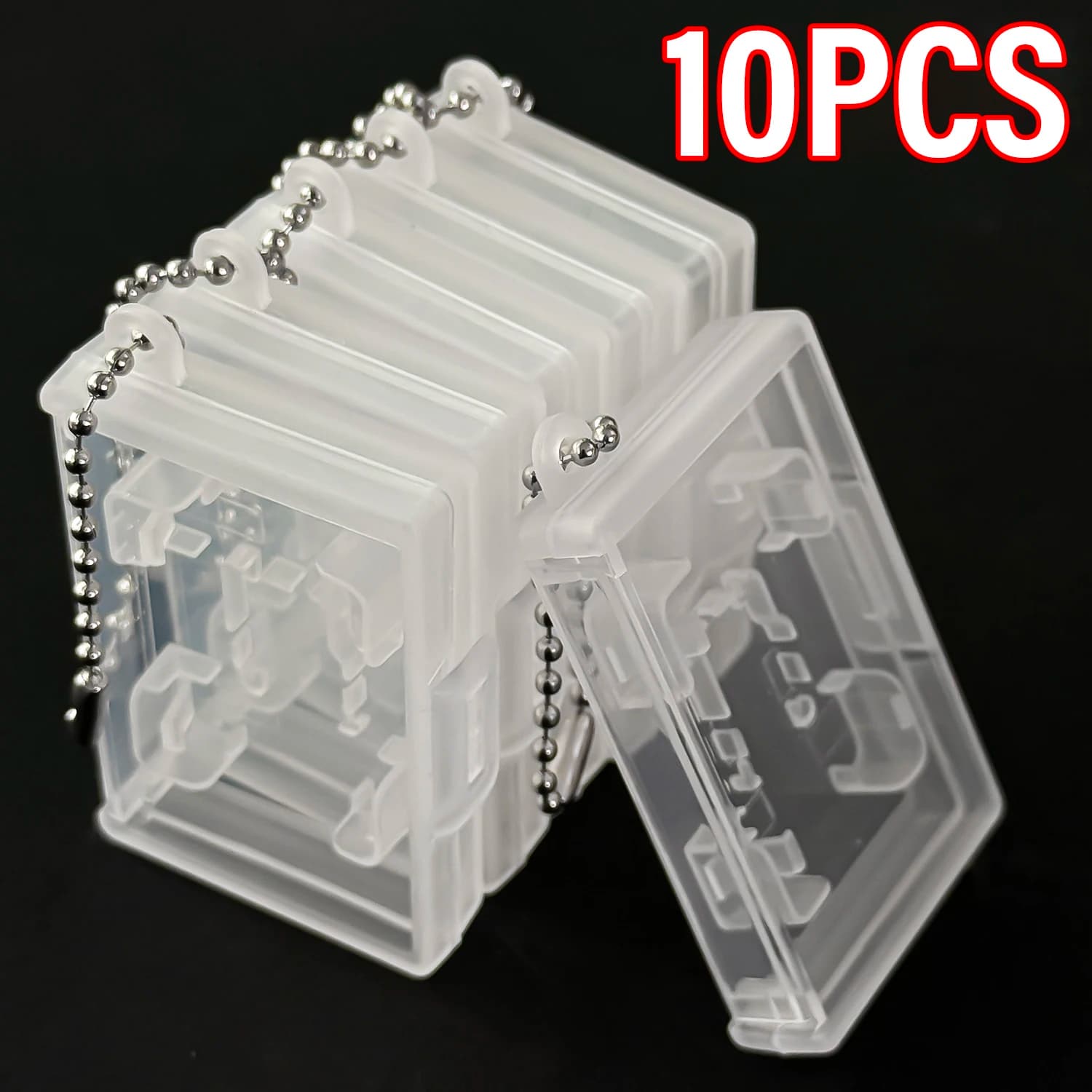 Custodia trasparente per porta cartuccia per scatola di carte da gioco Shell per Nintend Switch NS Scatola di immagazzinaggio per carte trasparenti Custodia protettiva anti-smarrimento