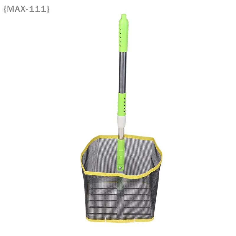 【F2-MAX111】Portable 180Degree Angle Adjustable Square Ping Pong Ball Picker Telescopic Stainless Steel Table Tennis Ball Catcher