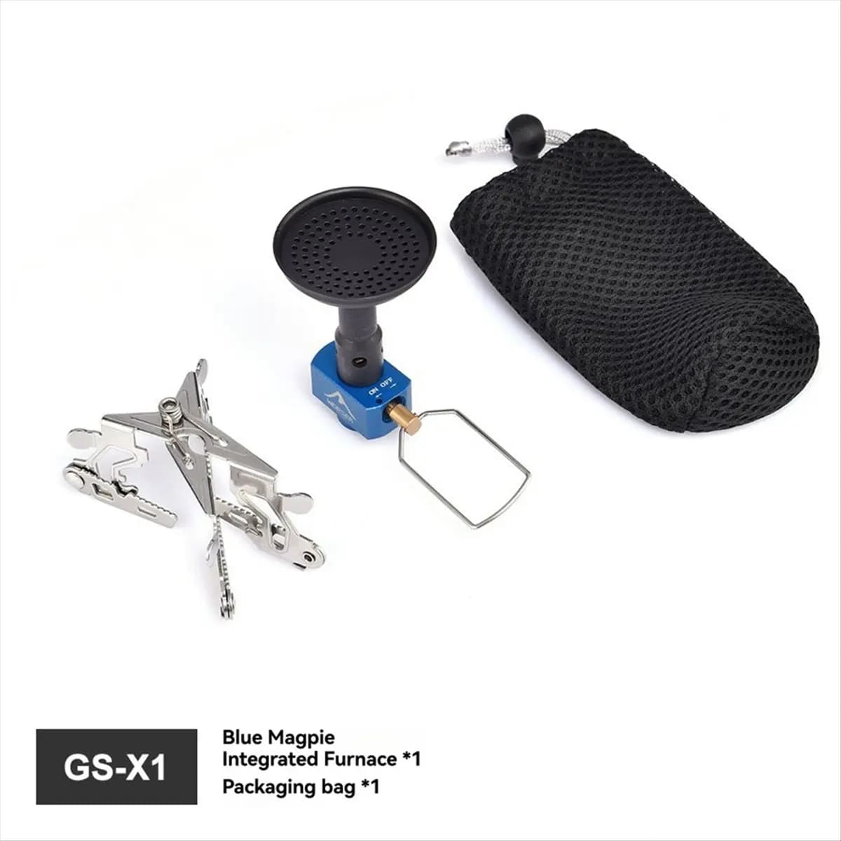 ABJV Outdoor 3300 W camping gas burner with lighter - Portable stove for camping and survival