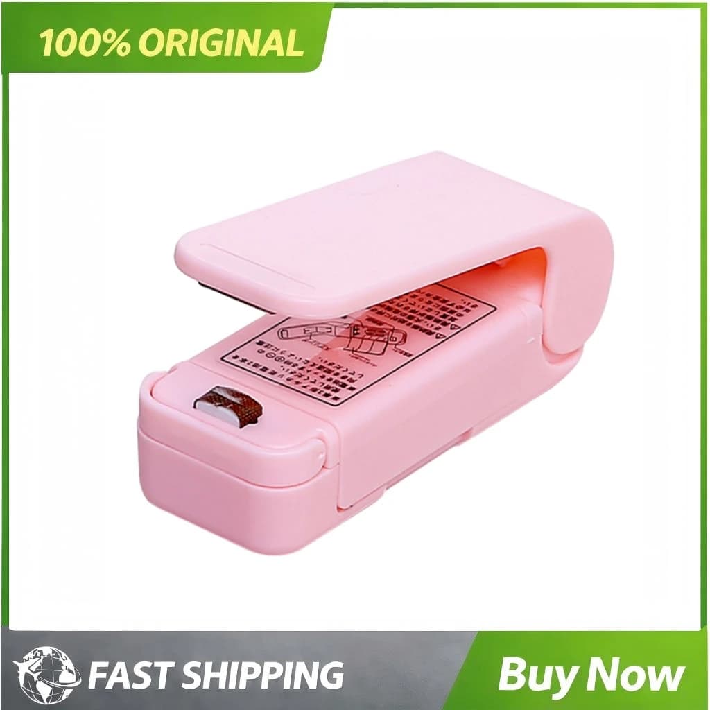 Mini Bag Sealer Mini Bag Sealer Portable Hand Press Heat Sealing Snack Sealing Machine for Plastic Bags Snack Bag Heat Sealer