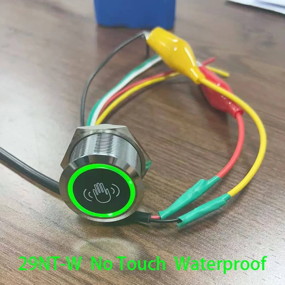 Sistema di controllo accessi con rilascio a induzione con sensore a infrarossi senza contatto DC12V-24V con LED impermeabile