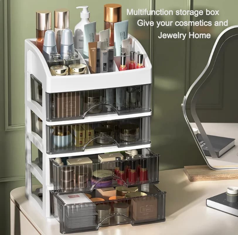 Box holders Multi-functional storage box for debris Drawer-style toilet Desk Office desk Multi-layer storage cabinet for cosmetics