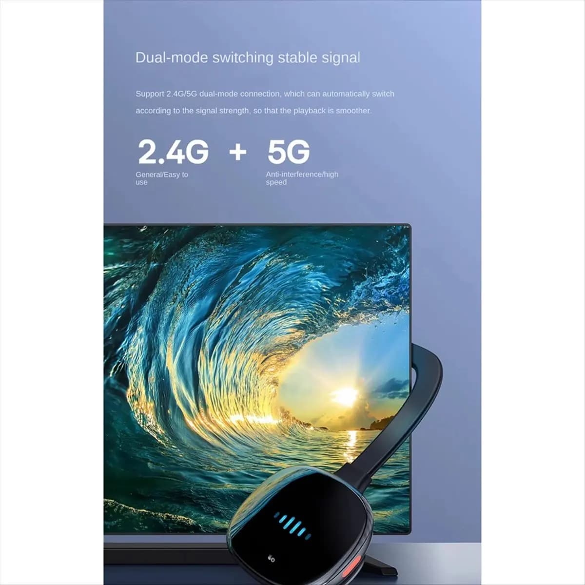 【ACQUISTA AGORA】 Proiettore per schermi Telefono cellulare con TV Proiettore per computer con monitor di trasferimento con connessione wireless dello stesso schermo