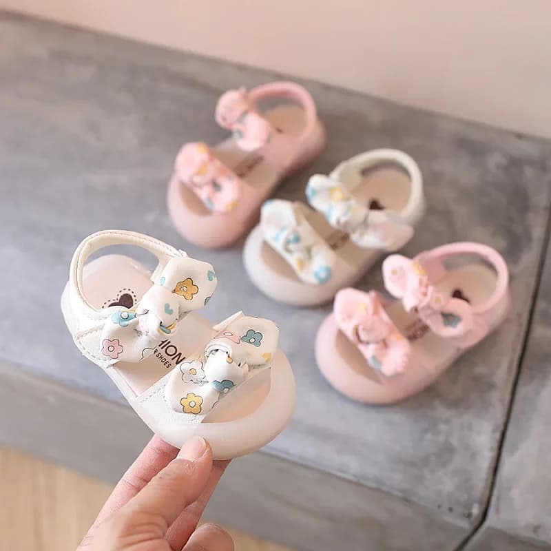 Scarpe da bambino Sandali da bambino antiscivolo per primi camminatori per neonate