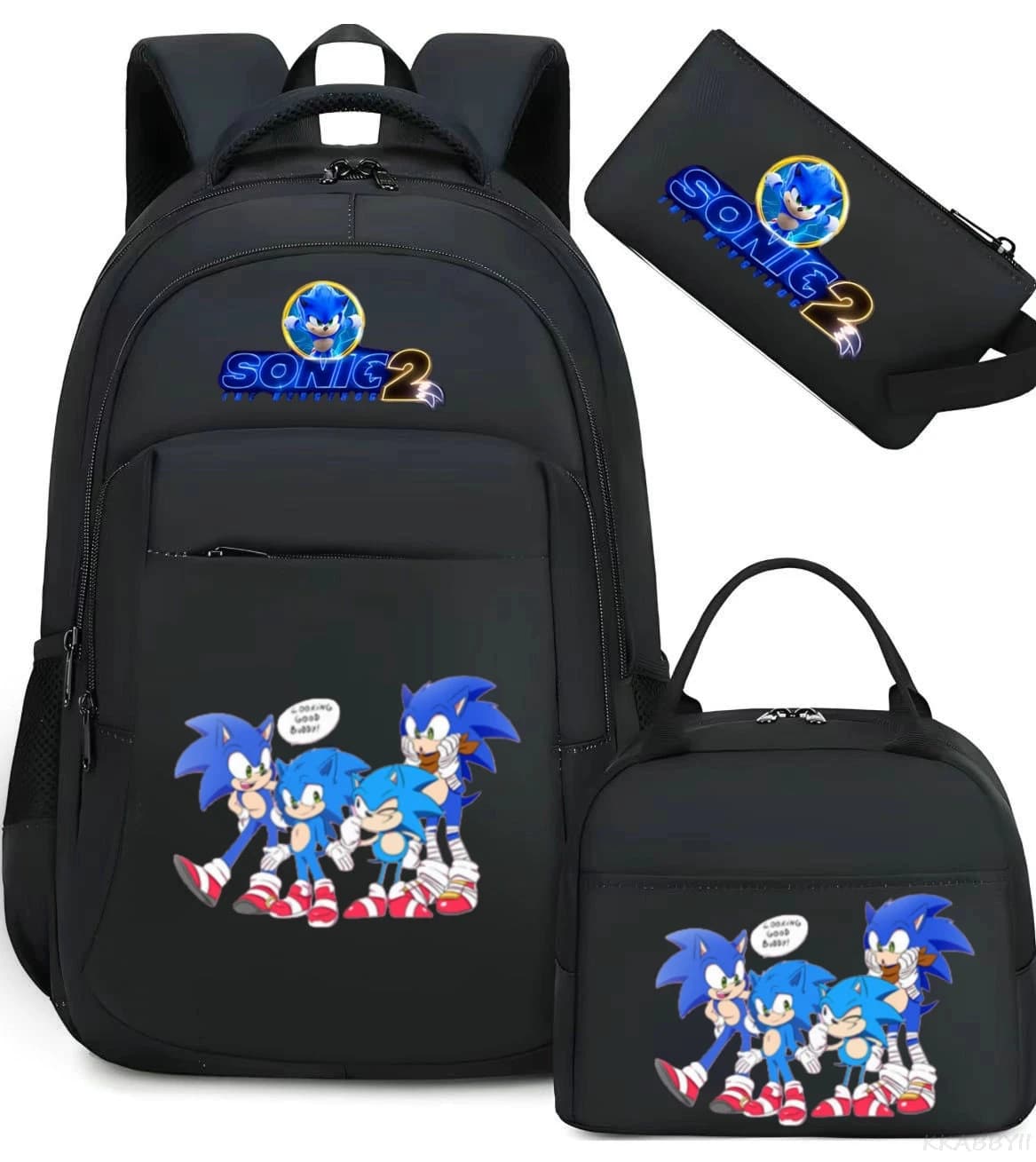 Soni Backpack Lightweight Casual Backpack Capacity Women Men Students Schoolbags Pencil Case Lunch Bags Sets