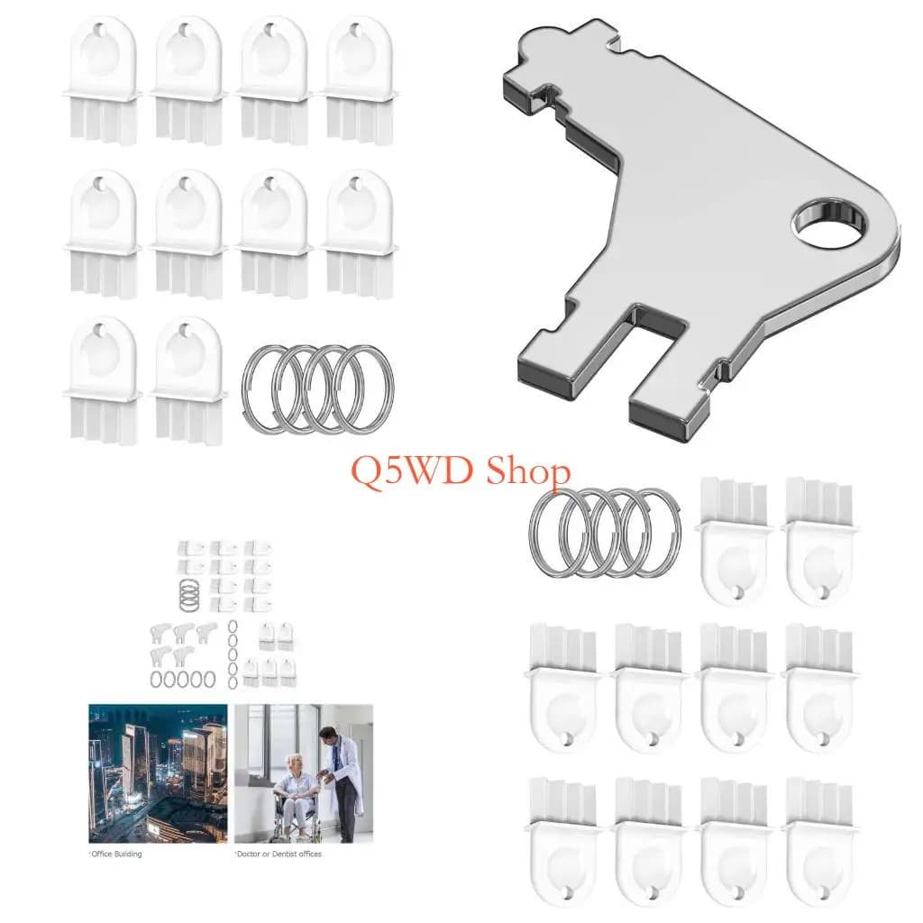 Q5WD Dispenser asciugamani carta universale, chiave ricambio per dispenser, facile da trasportare