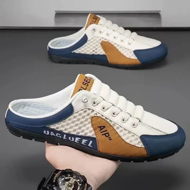 Mezze pantofole da uomo estive Trendy Nuove scarpe casual Scarpe da passeggio leggere per uomo Sneaker antiscivolo Vendita calda Scarpe da uomo Zapatos Hombre