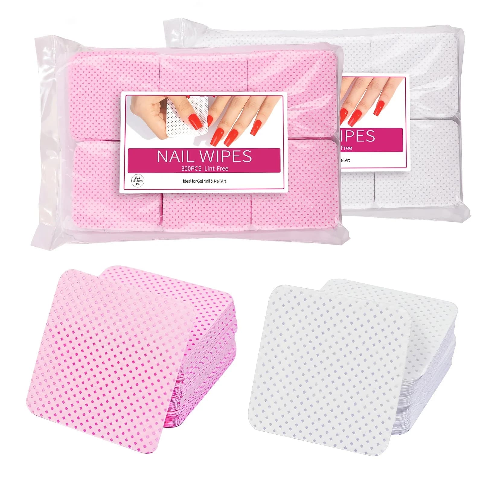 Welds to remove nail polish, nail cleaning pads, nonwoven nail pads for beauty salon for women and girls