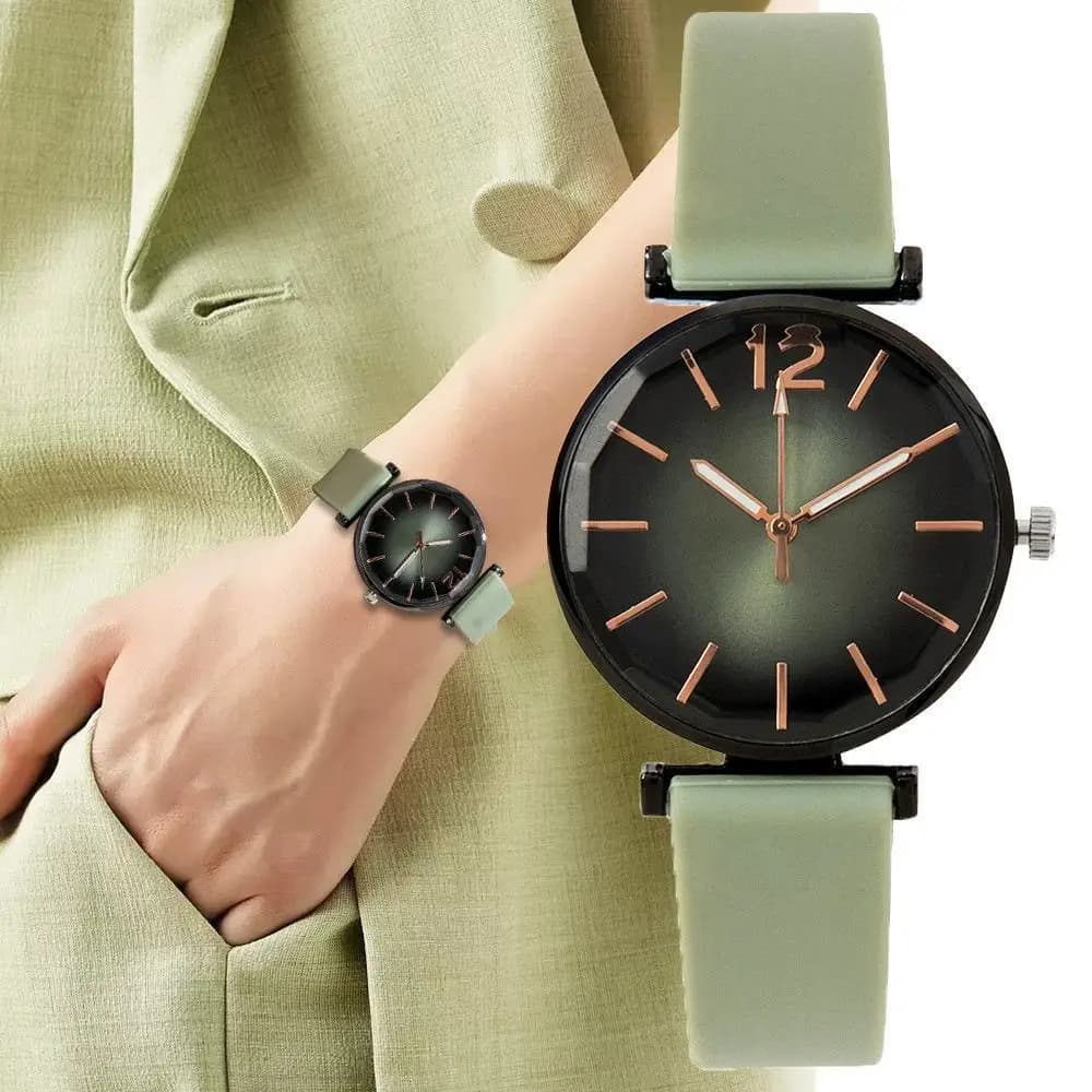 Simple Women's Watch Quartz Watch Silicone Strap Watches Women's Watches Fashionable Watches Women's Watch Gift Festival Valentine's Day