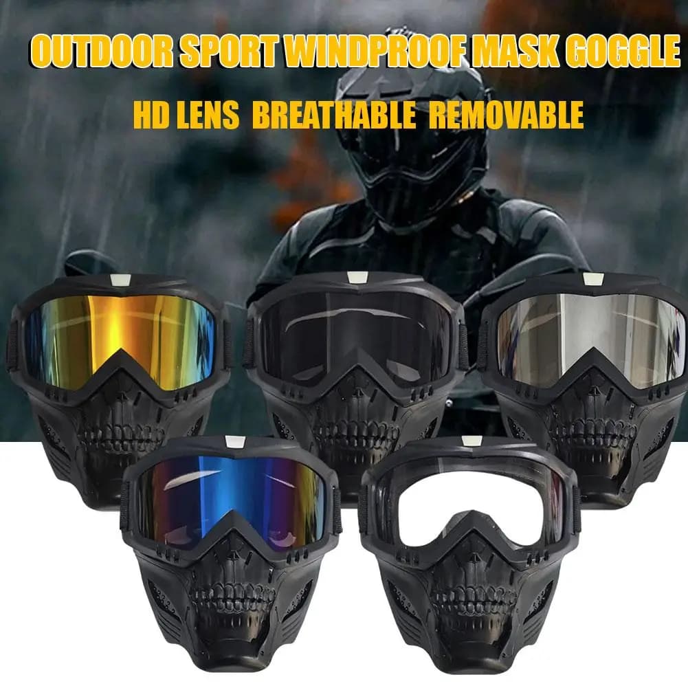 Maschera antivento per esterni Occhiali da ciclismo Occhiali da snowboard Equitazione Motocross Occhiali da sole estivi con protezione UV