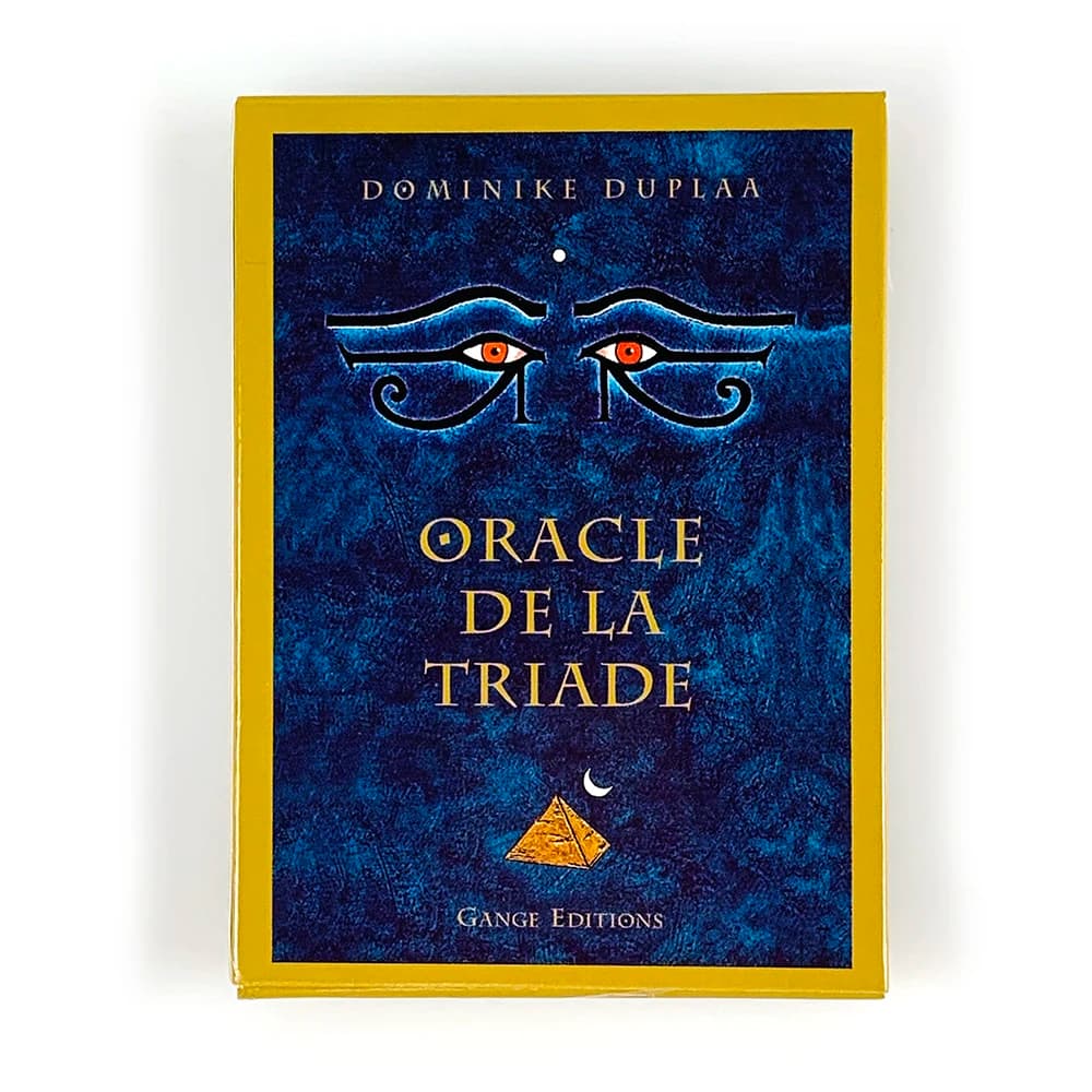 Oracle De La Triade Cards French Version Mysterious Fortune Divination Cards for Psychic Reading Beginners Collection Gift