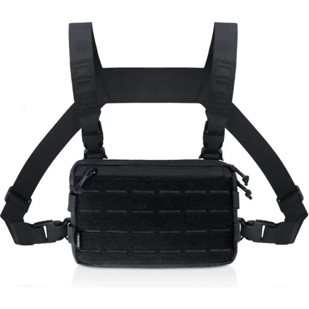 Fashionable Nylon 1000D Men's Petto Bag with Reflective Strips, Multitasche EDC Bag, Nylon Travel Waist Bag for Camping