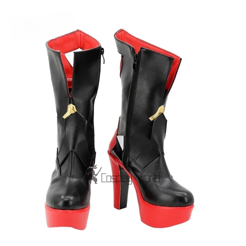 Gioco Honkai Impact 3 Herrscher of Thunder Scarpe cosplay Stivali su misura