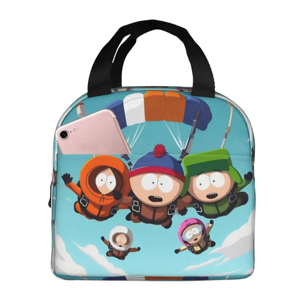 Southpark TV Show 2025 Borsa per il pranzo termica isolata per il lavoro Bento Box portatile Scatole per il pranzo termiche