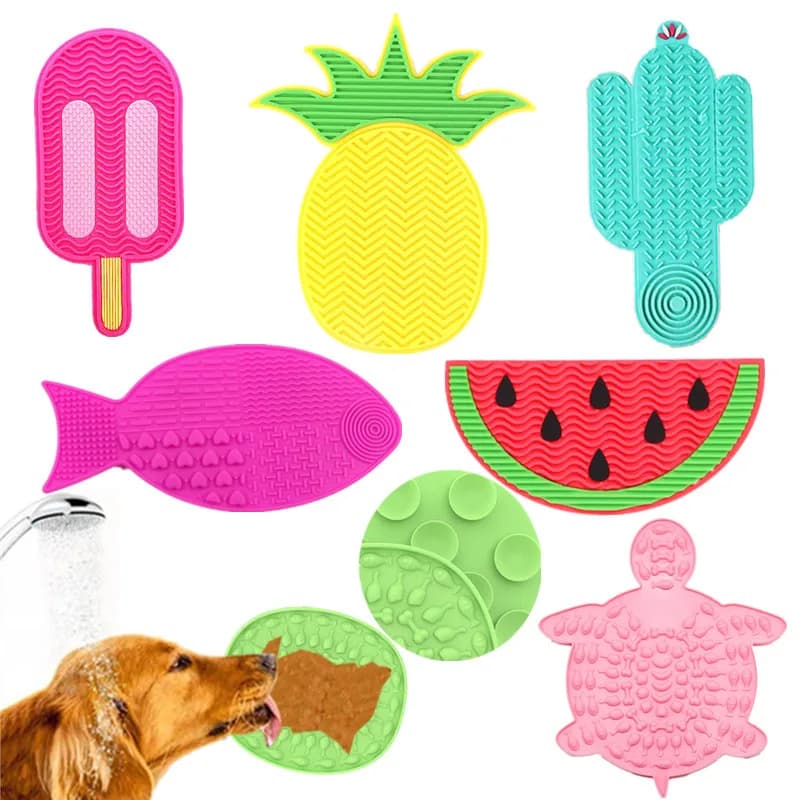 Adatto per animali domestici che pesano meno di 3 chilogrammi Mat Cats Slow Food ciotole ventosa alimentazione cibo Silicone leccare, prodotto piccolo