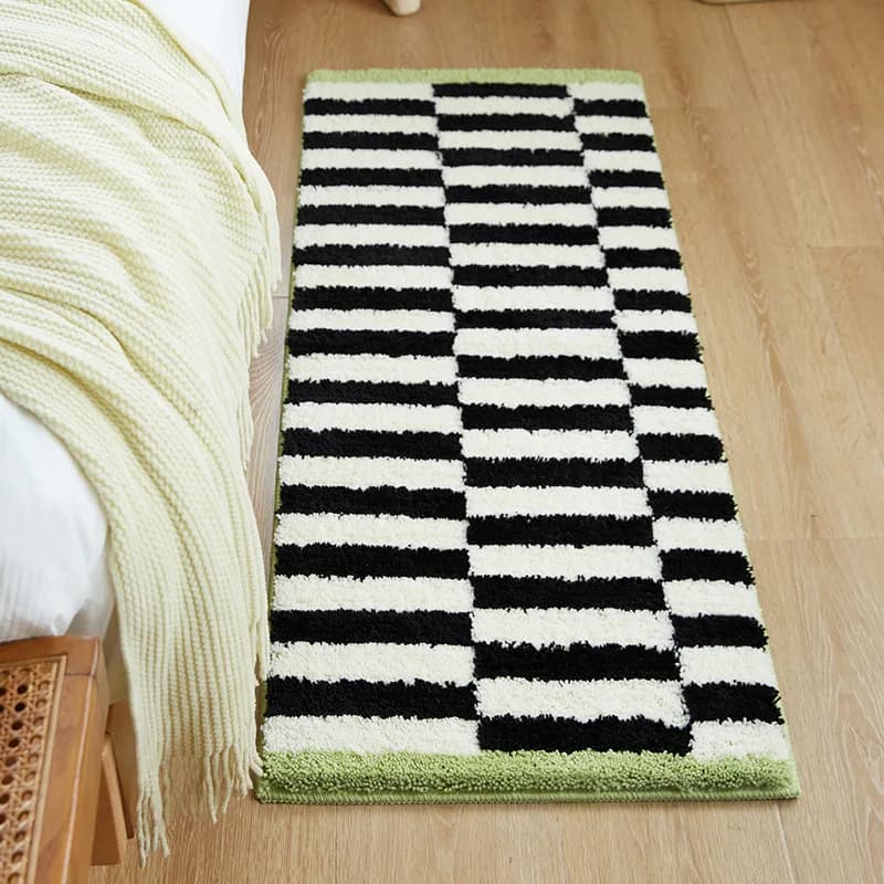 Tappeto Geometrico Rettangolare Lungo VIKAMA Autunno-Inverno per Soggiorno, Studio, Corridoio, Camera da Letto, Tappeto Decorativo per Casa
