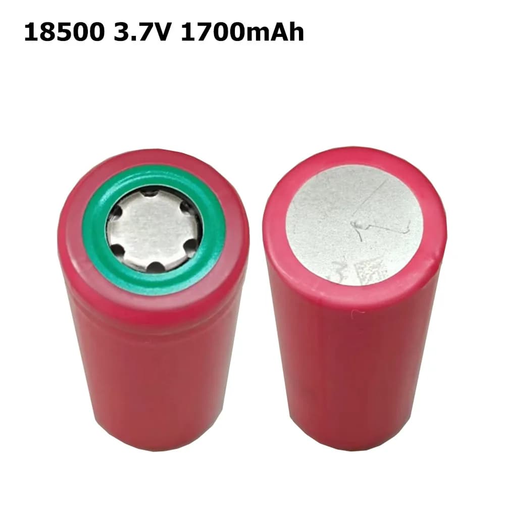 3.7V Per Sanyo NCR18500A 1700mah Testa Piatta Batteria agli ioni di Litio Per Panasonic Giocattolo Torcia Elettrica Rasoio Rasoi Spazzolino Da Denti 18500