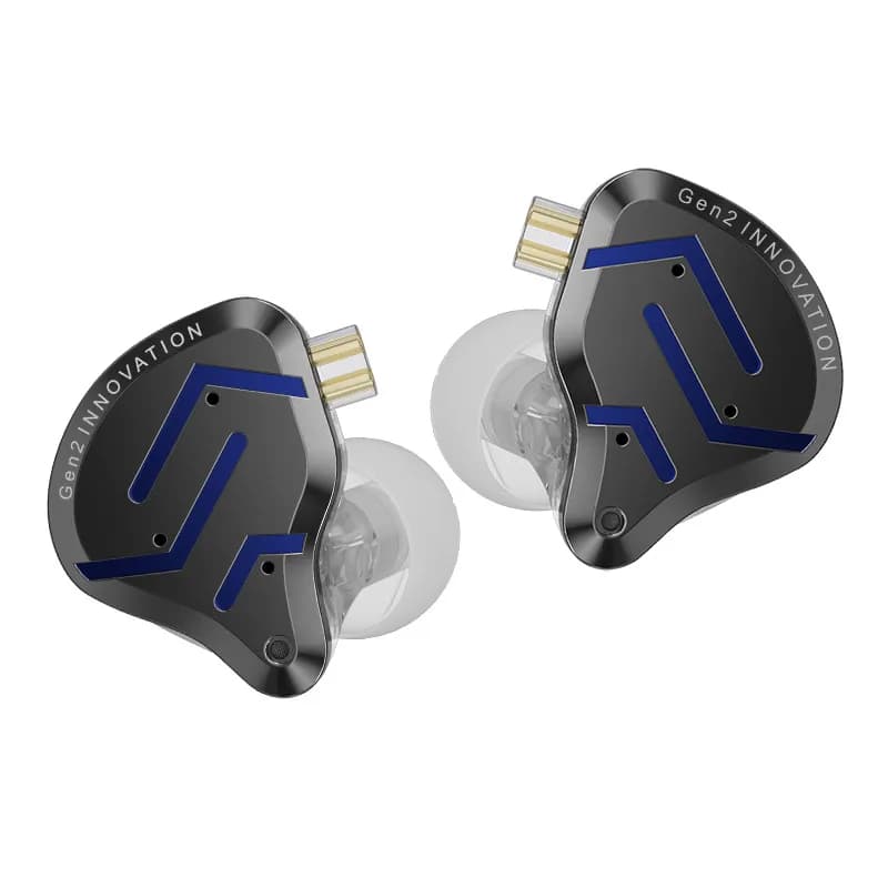 KZ ZSN Pro 2 1BA+1DD Hybrid Driver In Ear Earphone HIFI Bass Earbuds Metal Monitor Earphone Sport Headset KZ ZSNPro 2 ZSNPRO2