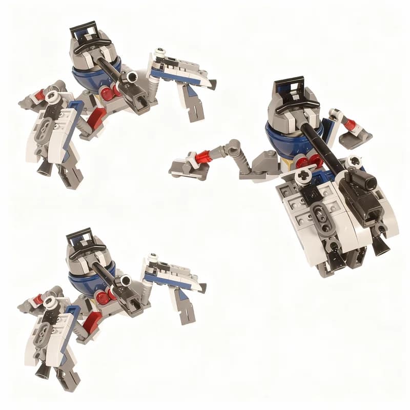 111pcs MOC Star Battle Advanced Dwarf Spider Droid Model Building Blocks Architecture Creative Craft Birthday Education Idea