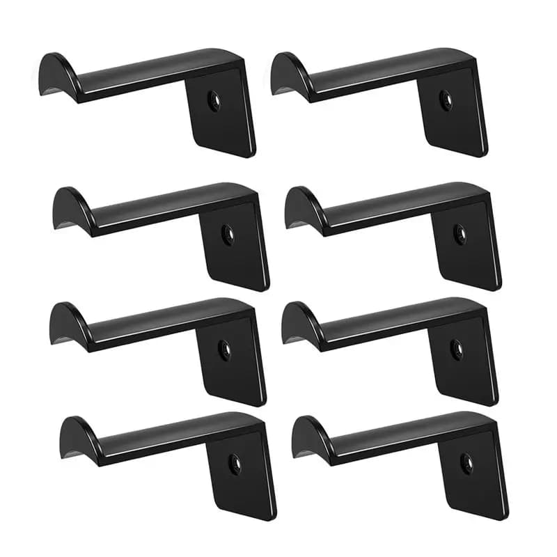 J1UL1N Hat Hooks For Wall Cowboy Hat Rack Cap Holder Cap Organizer Black
