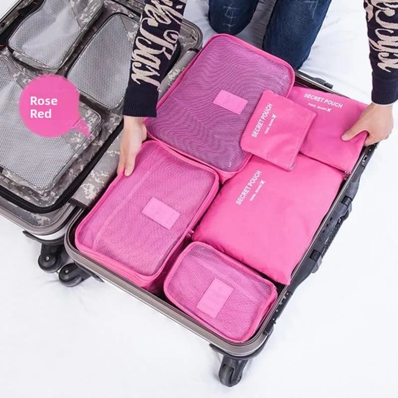 Waterproof Travel Storage Bag for Clothes And Underwear Luggage Organizer Bag Six-Piece Set Non-Woven Fabric from China